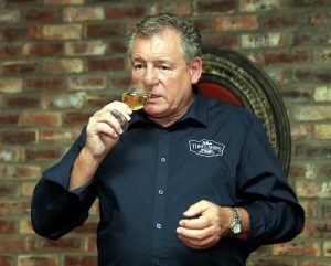 Andy Watts (whiskey maker) talking at The Craft Restaurant. Picture: Brian Witbooi, 04 April 2016, Weekend Post